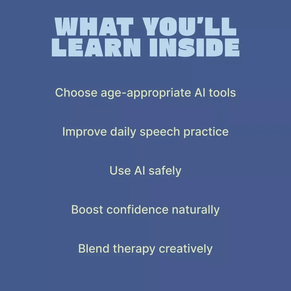 TalkTech: Using AI Apps to Help Kids Find Their Voice | Practical Parent Guide to AI apps for child speech help | Digital Download