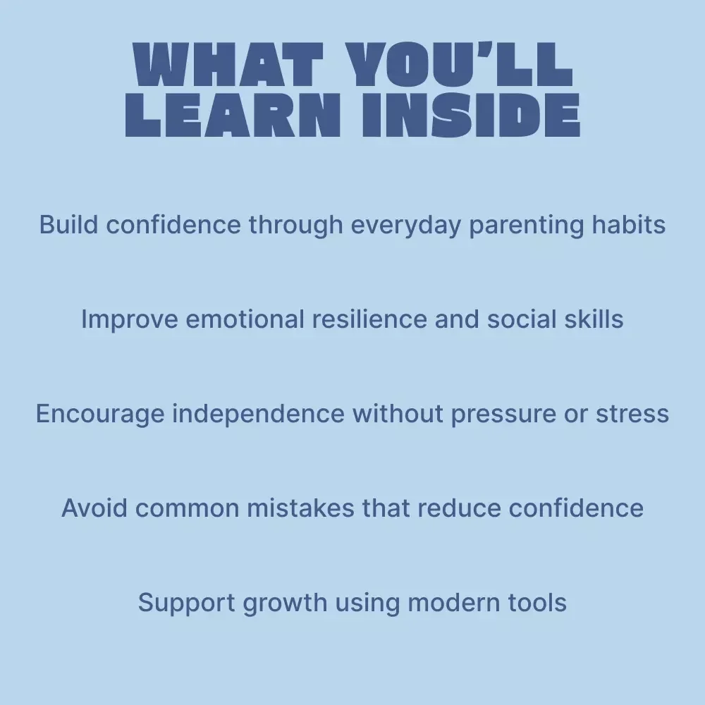 Raising Confident Kids – A Practical Ebook Guide for Parents | how to raise confident kids with Proven Strategies, Emotional Skills & Everyday Confidence Builders