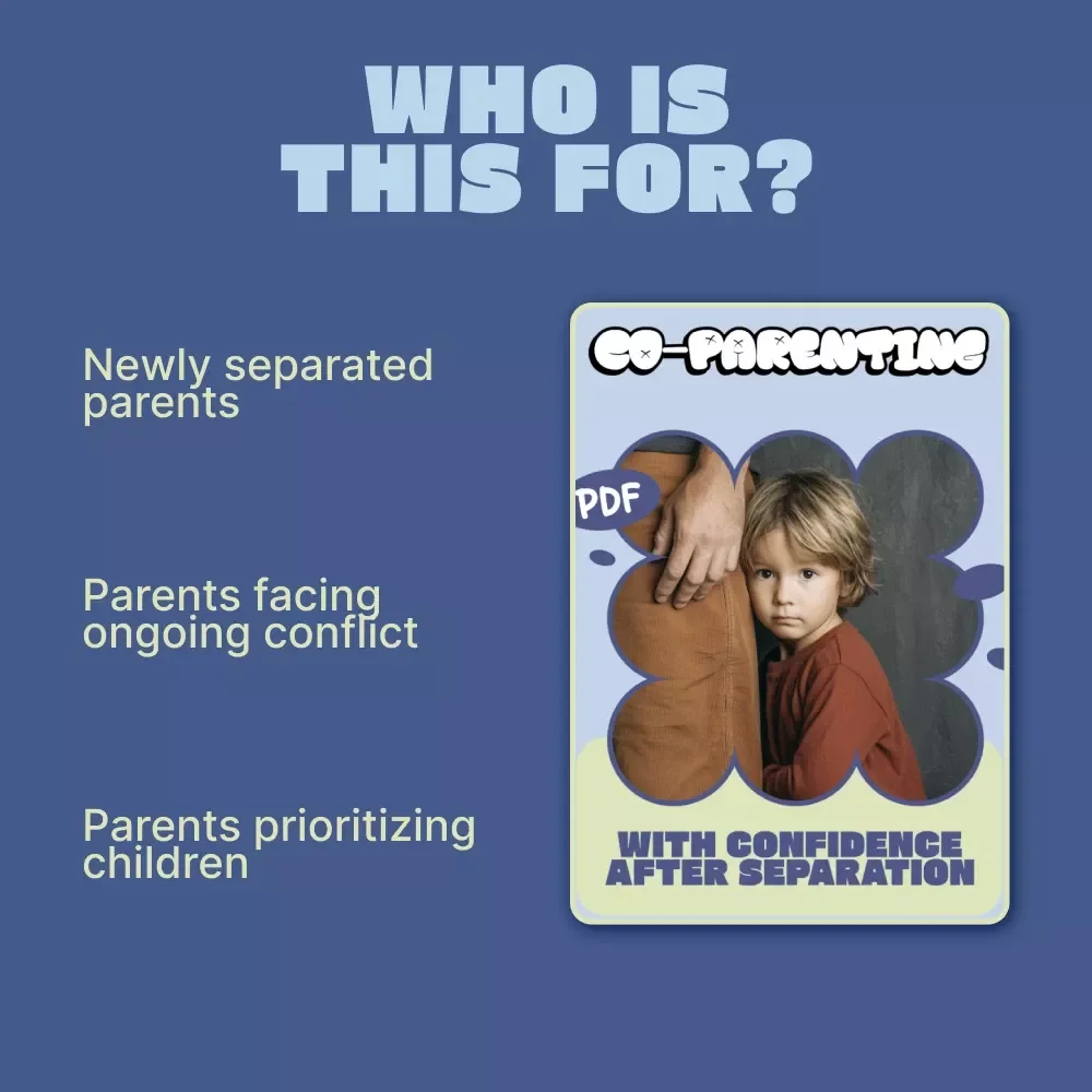 Co-Parenting with Confidence After Separation | Practical eBook Guide on how to handle co parenting after separation, Communication, Schedules & Long-Term Harmony