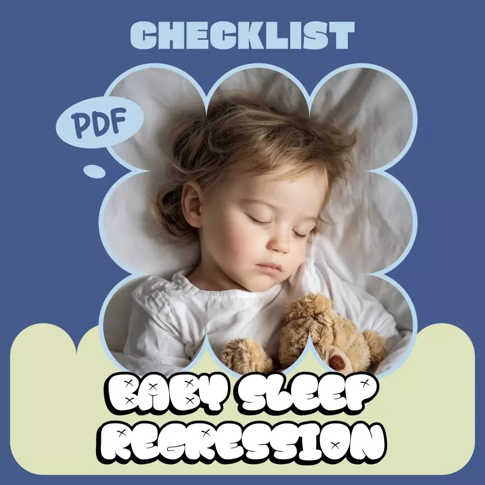 Baby Sleep Regression Survival Checklist | Easy Baby Sleep Regression Signs Guide for Tired Parents