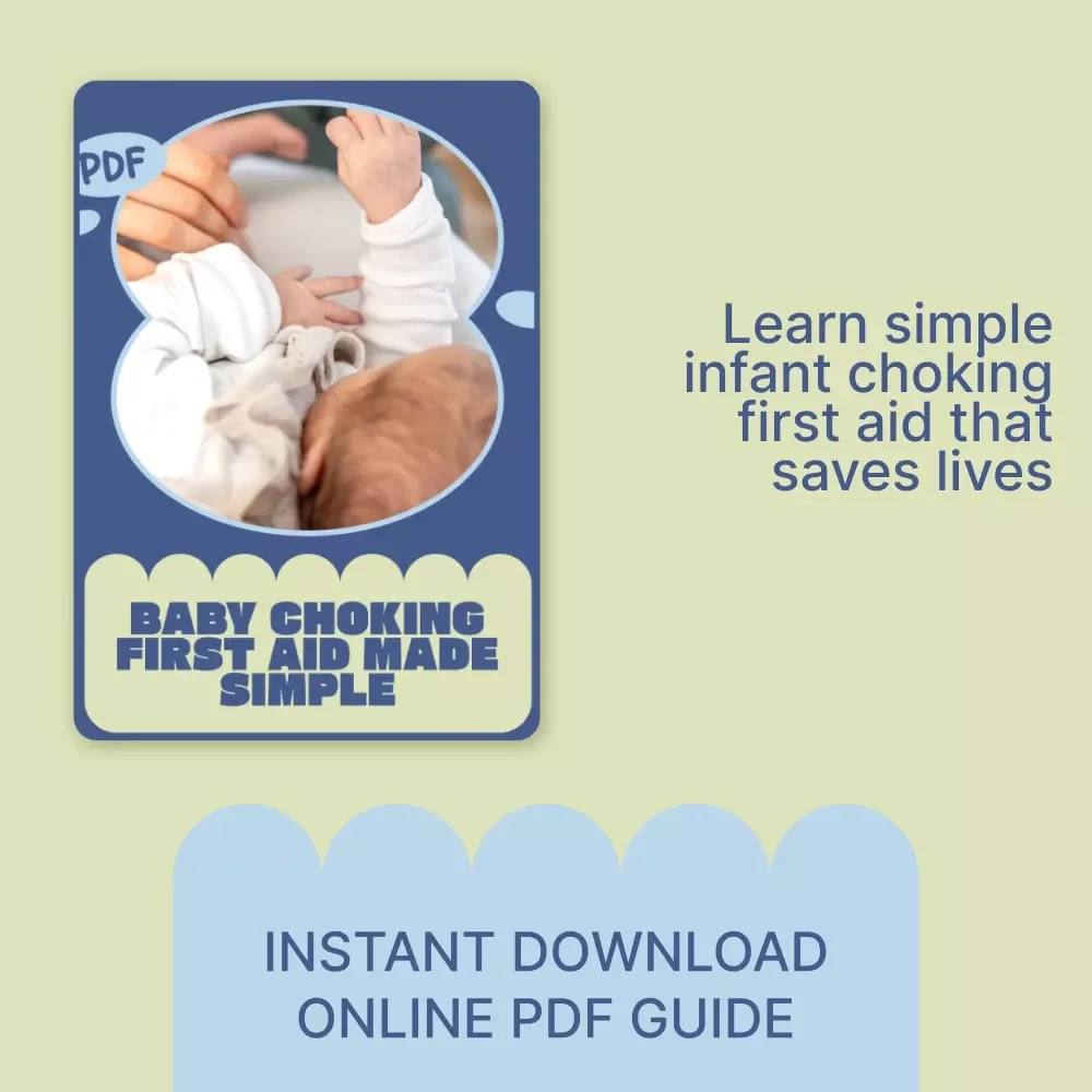 Baby Choking First Aid Made Simple – Infant Safety Ebook for Parents & Caregivers | Baby Choking First Aid Basics Guide