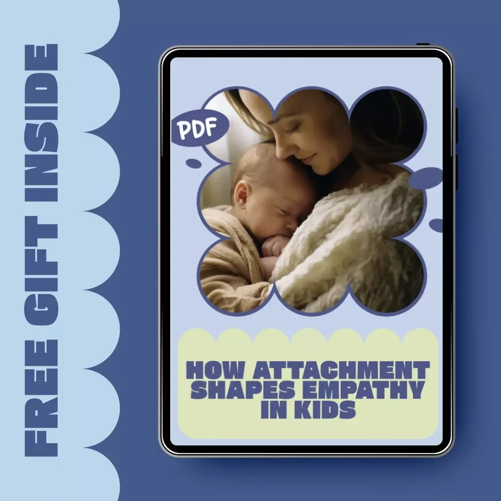 How Attachment Shapes Empathy in Kids | Ebook Guide Explaining how attachment affects empathy in kids | Parenting & Emotional Development Resource