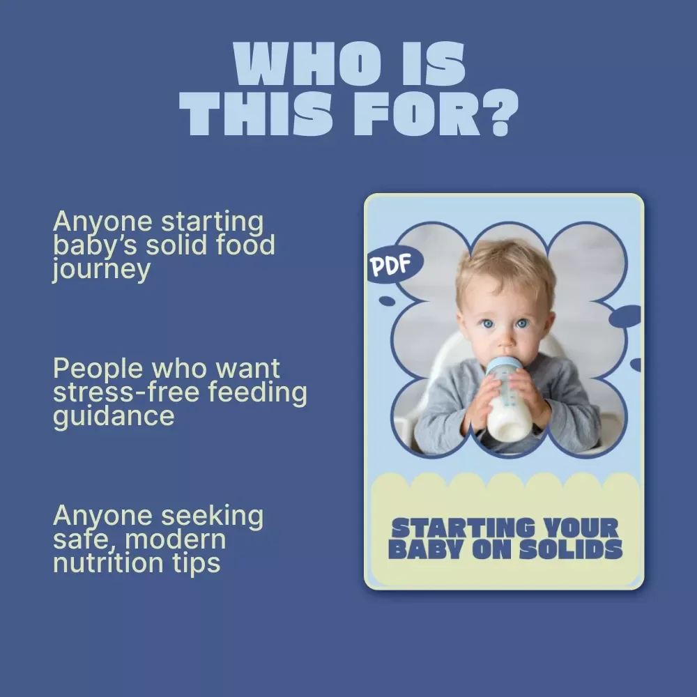 Starting Your Baby on Solids | Essential eBook Guide for New Parents on When to Start Baby Solids