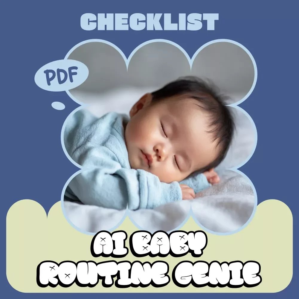 Ultimate “AI Baby Routine Genie” Checklist | Smart Baby Schedule Planner | Digital Download for AI baby routine suggestion tools