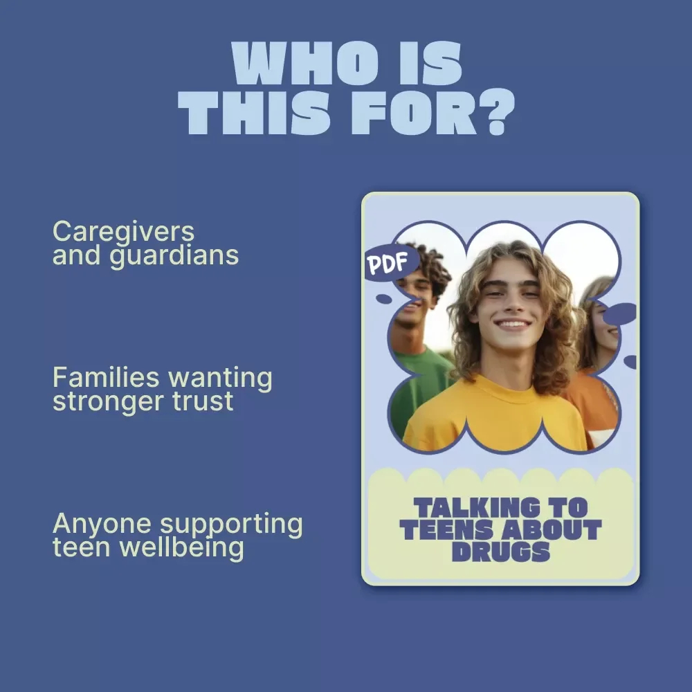 Talking to Teens About Drugs – Practical Parent Guide eBook on How to Talk to Teens About Drugs with Confidence