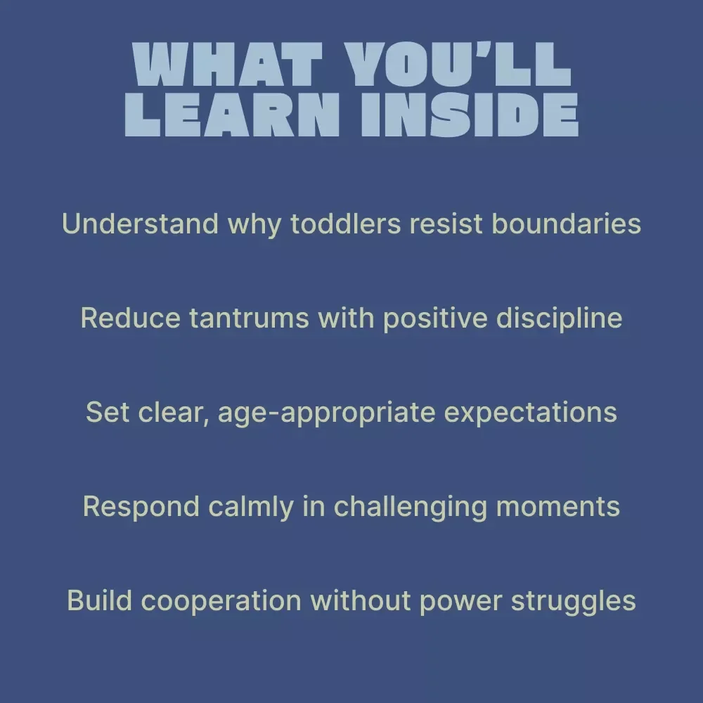 Managing Toddler Defiance | Positive Discipline Parenting Guide, Toddler Behavior Strategies, Calm Boundaries & Emotional Support eBook (Digital Download)