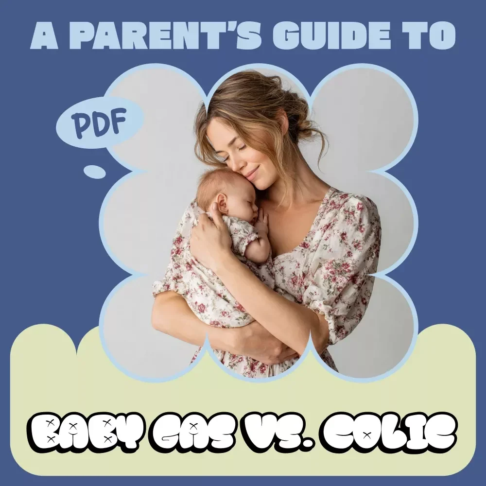 A Parent’s Guide to Baby Gas vs. Colic | Newborn Crying Solutions, Baby Gas vs Colic Symptoms Explained | Digital Parenting Guide