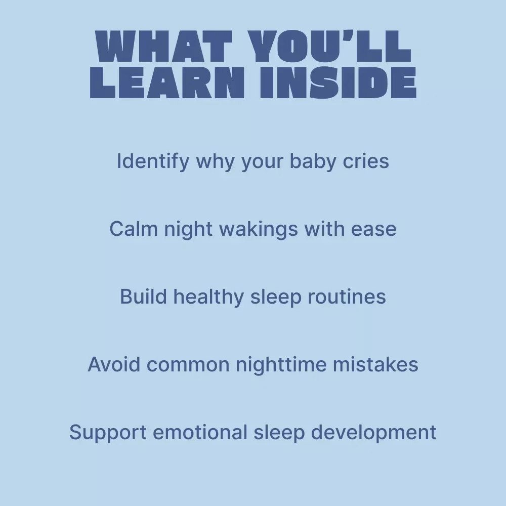 Why Your Baby Cries at Night – Baby Sleep Guide, Nighttime Crying Explained, Newborn & Infant Sleep eBook, Gentle Soothing Strategies for Tired Parents