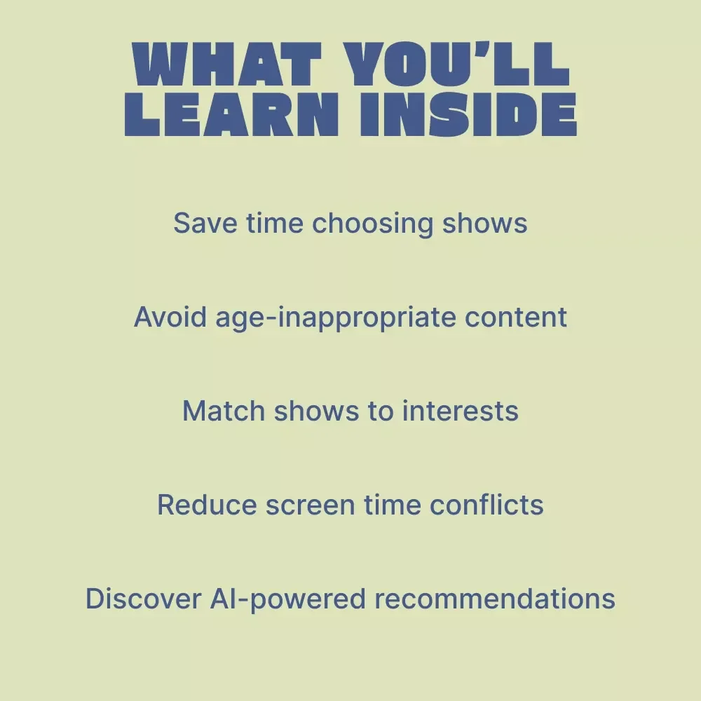 Picking Shows Kids Actually Enjoy – Parent Guide to Screen Time, Entertainment Planning