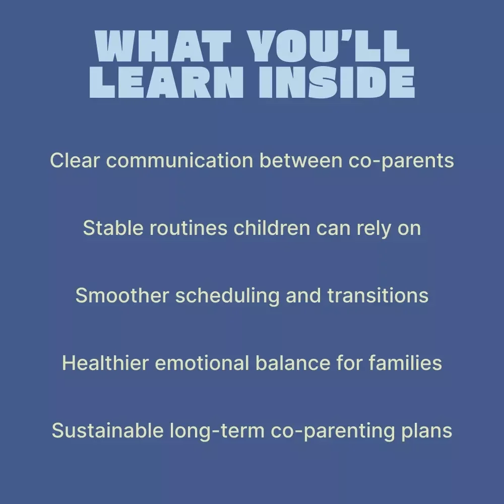Co-Parenting with Confidence After Separation | Practical eBook Guide on how to handle co parenting after separation, Communication, Schedules & Long-Term Harmony
