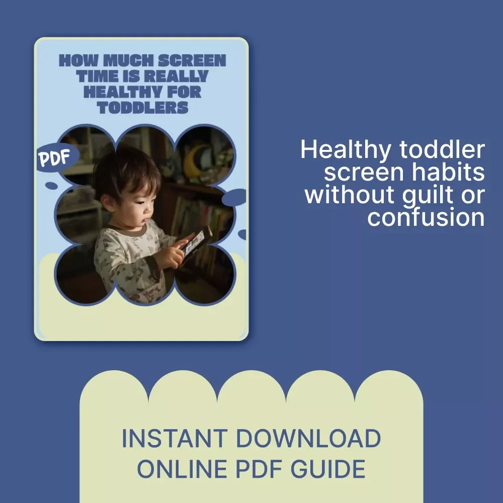 How Much Screen Time is Really Healthy for Toddlers | Parent Guide to Healthy Screen Time, Toddler Development, Screen Time Limits & Smart AI Tools
