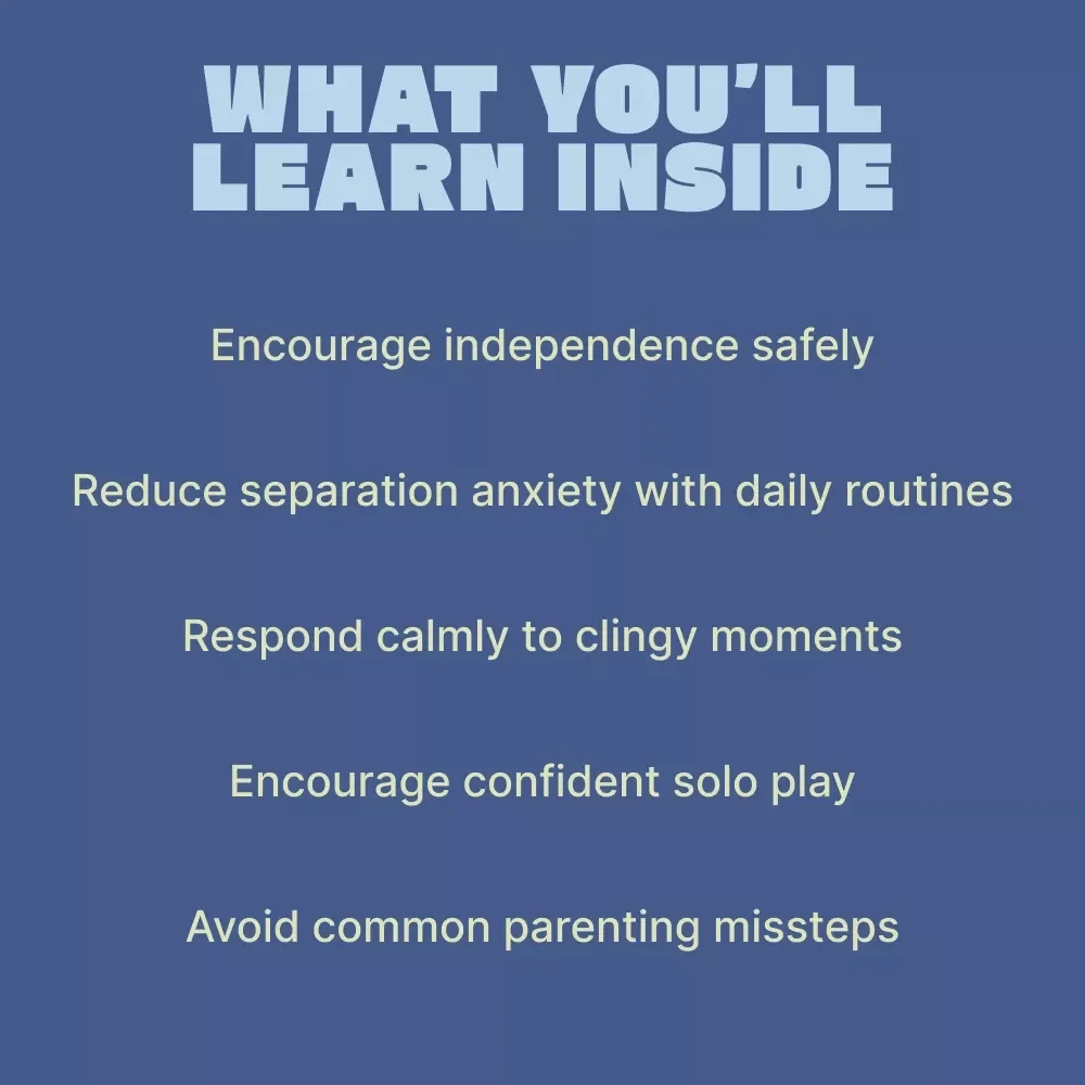 Gentle Strategies to Help Your Clingy Baby Explore Confidently – A Practical eBook Guide for Parents | how to soothe velcro baby behavior