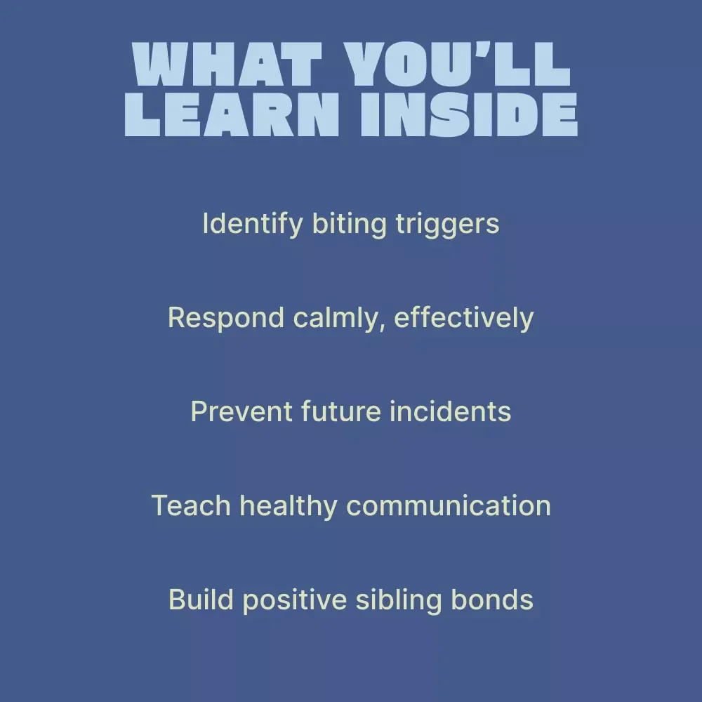 Understanding Why Kids Bite Their Siblings (And What to Do About It) | Parenting Guide to kids biting siblings why