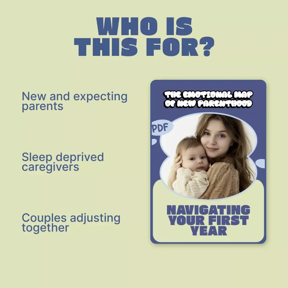 The Emotional Map of New Parenthood: Navigating Your First Year | Honest Guide to Feelings New Parents Should Expect, Emotional Support eBook