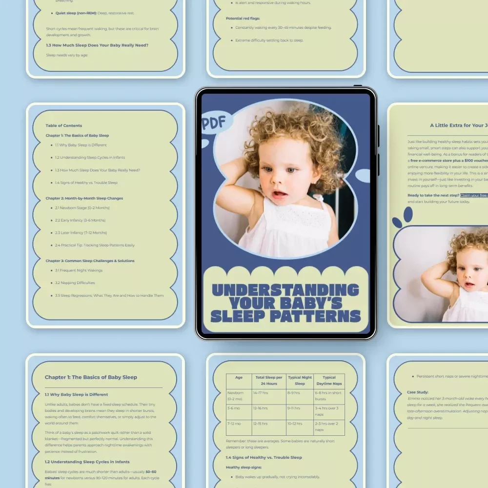 Understanding Your Baby’s Sleep Patterns – A Practical Baby Sleep Guide for New Parents | What to Expect in Baby Sleep Patterns from Newborn to 12 Months