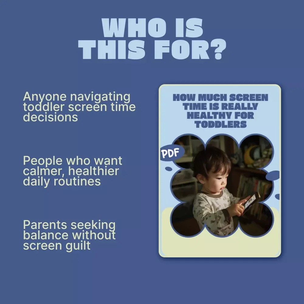 How Much Screen Time is Really Healthy for Toddlers | Parent Guide to Healthy Screen Time, Toddler Development, Screen Time Limits & Smart AI Tools