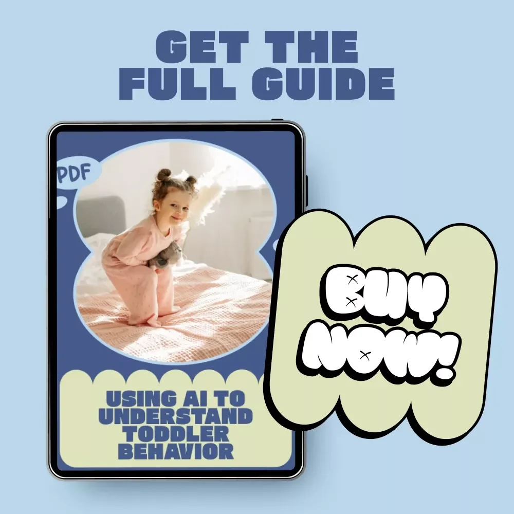 Using AI to Understand Toddler Behavior | Practical Parenting eBook for AI for toddler behavior tracking, Routines, Sleep & Emotional Development
