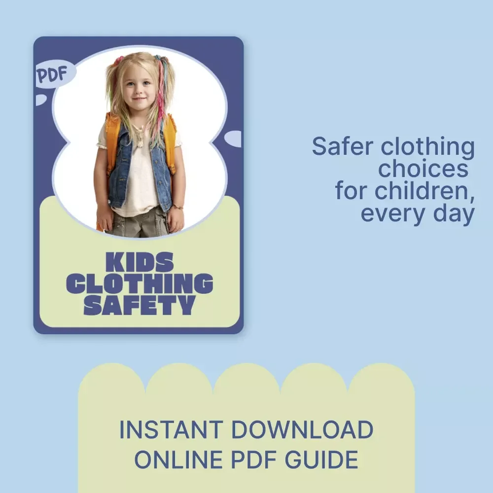 Kids Clothing Safety Guide for Parents – Smart, Practical Kids Clothing Safety Checklist & Digital Download