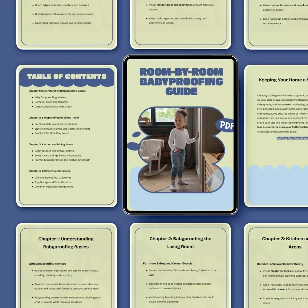 Room-by-Room Babyproofing Guide – Complete Babyproofing Home Room by Room eBook for New Parents, Caregivers & Child Safety Planning