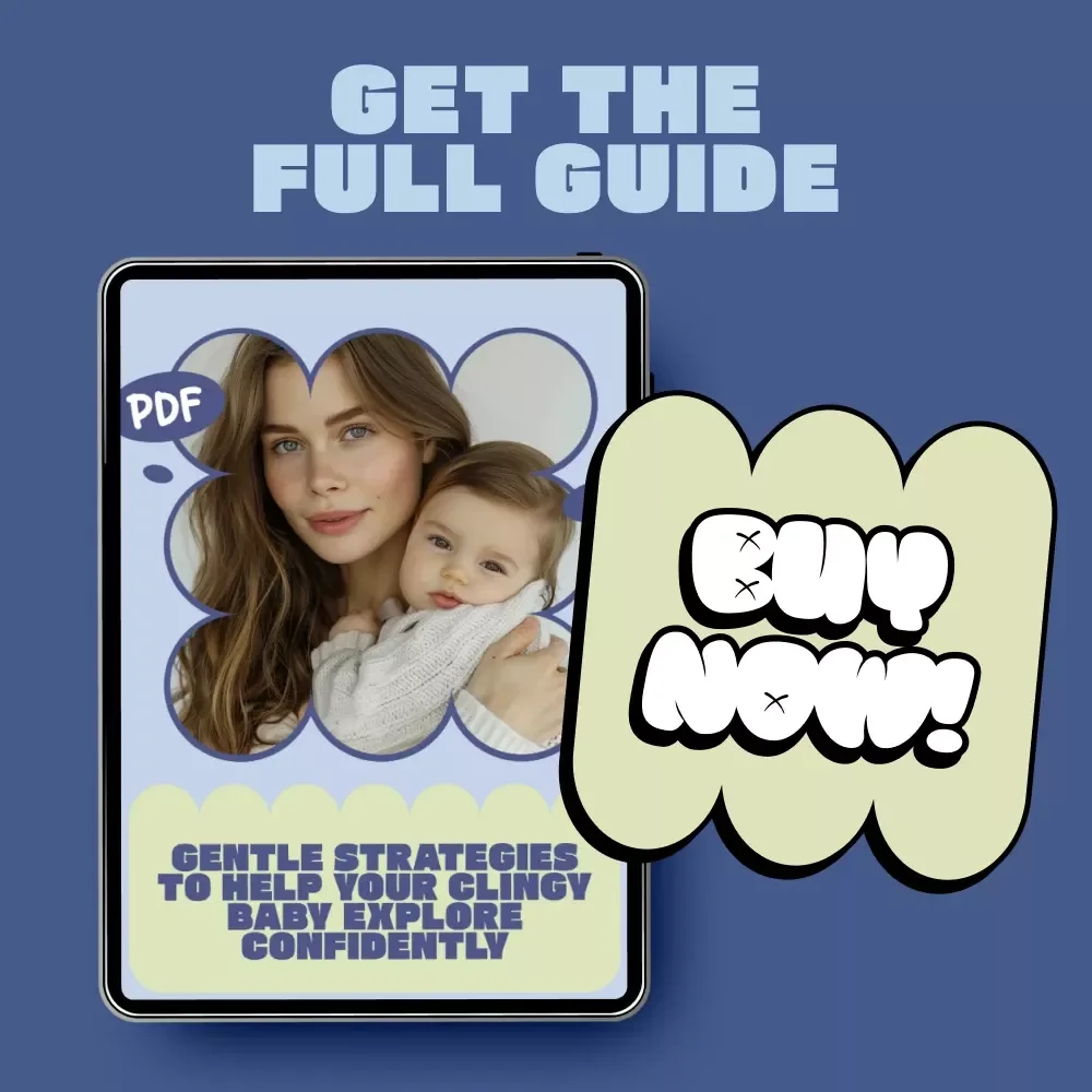 Gentle Strategies to Help Your Clingy Baby Explore Confidently – A Practical eBook Guide for Parents | how to soothe velcro baby behavior