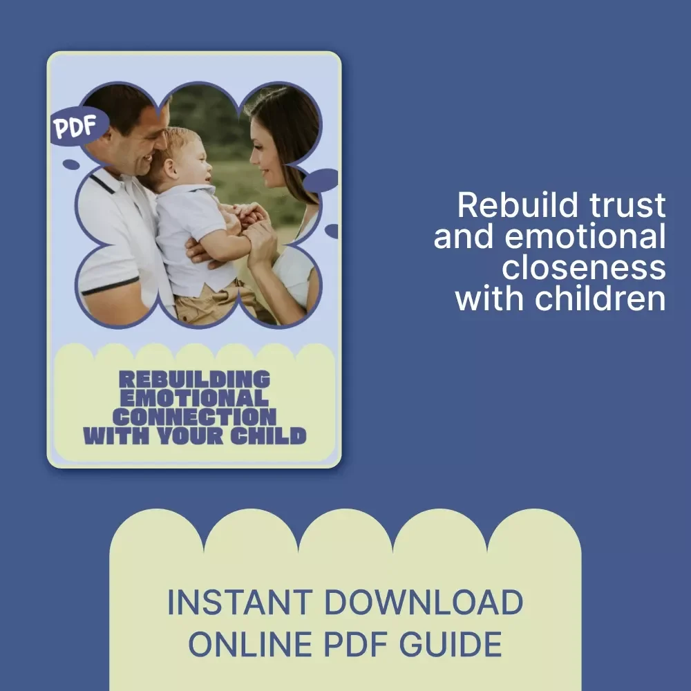 Rebuilding Emotional Connection with Your Child | Practical eBook Guide on how to rebuild emotional connection with child for Caring Parents