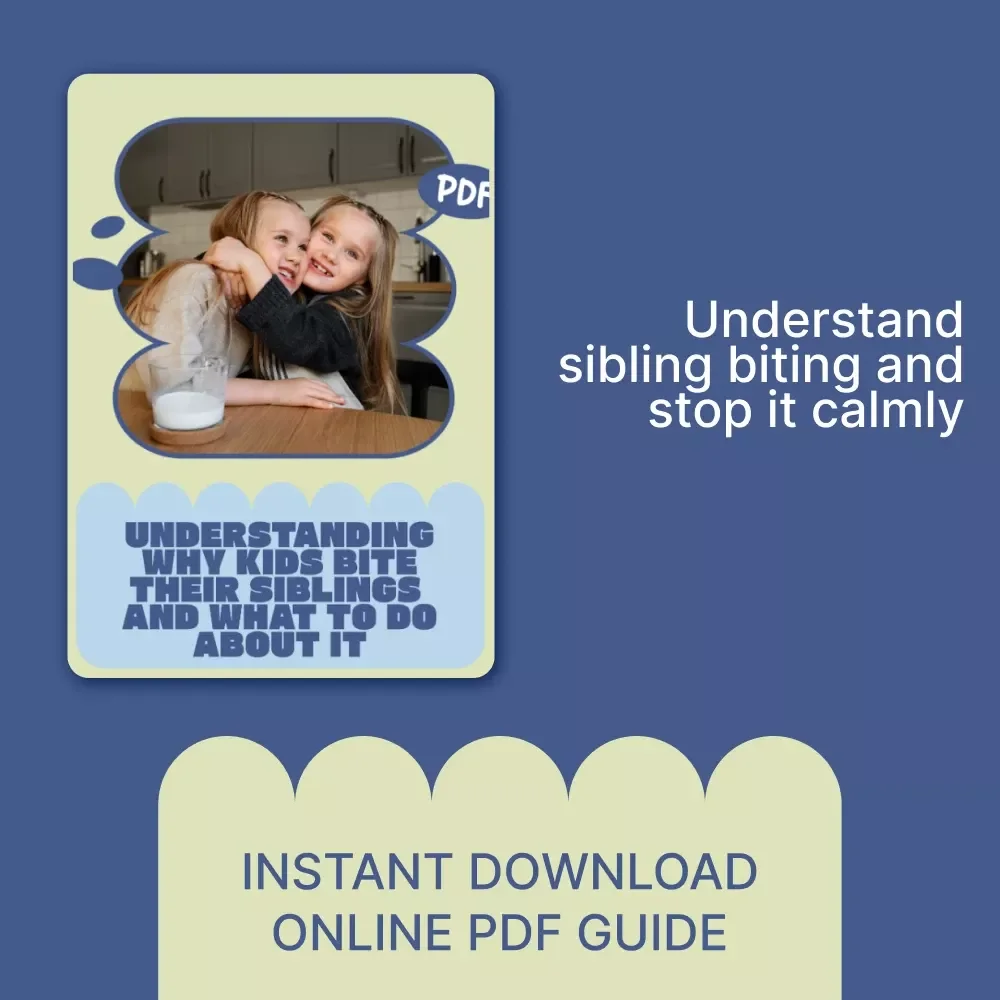 Understanding Why Kids Bite Their Siblings (And What to Do About It) | Parenting Guide to kids biting siblings why