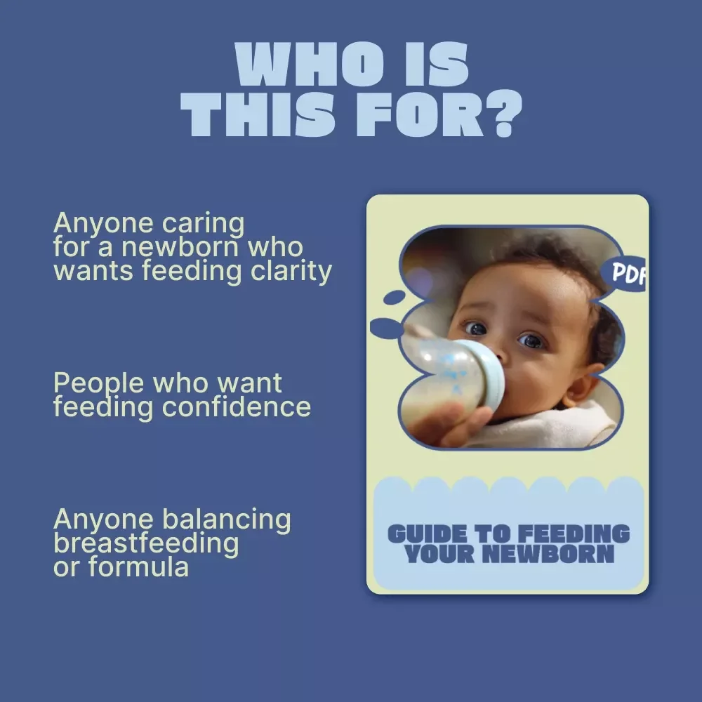 Guide to Feeding Your Newborn – New Parent eBook, Breastfeeding vs Formula, Feeding Schedule & Routine
