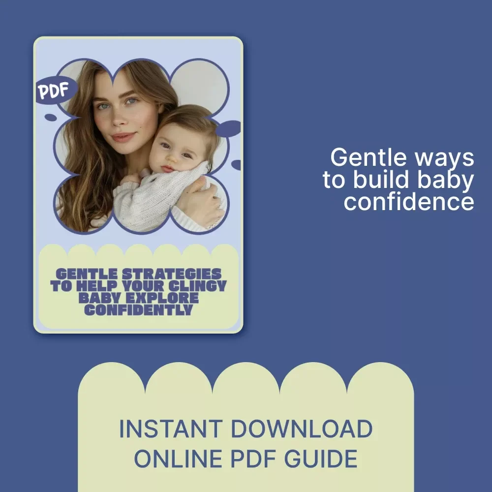 Gentle Strategies to Help Your Clingy Baby Explore Confidently – A Practical eBook Guide for Parents | how to soothe velcro baby behavior