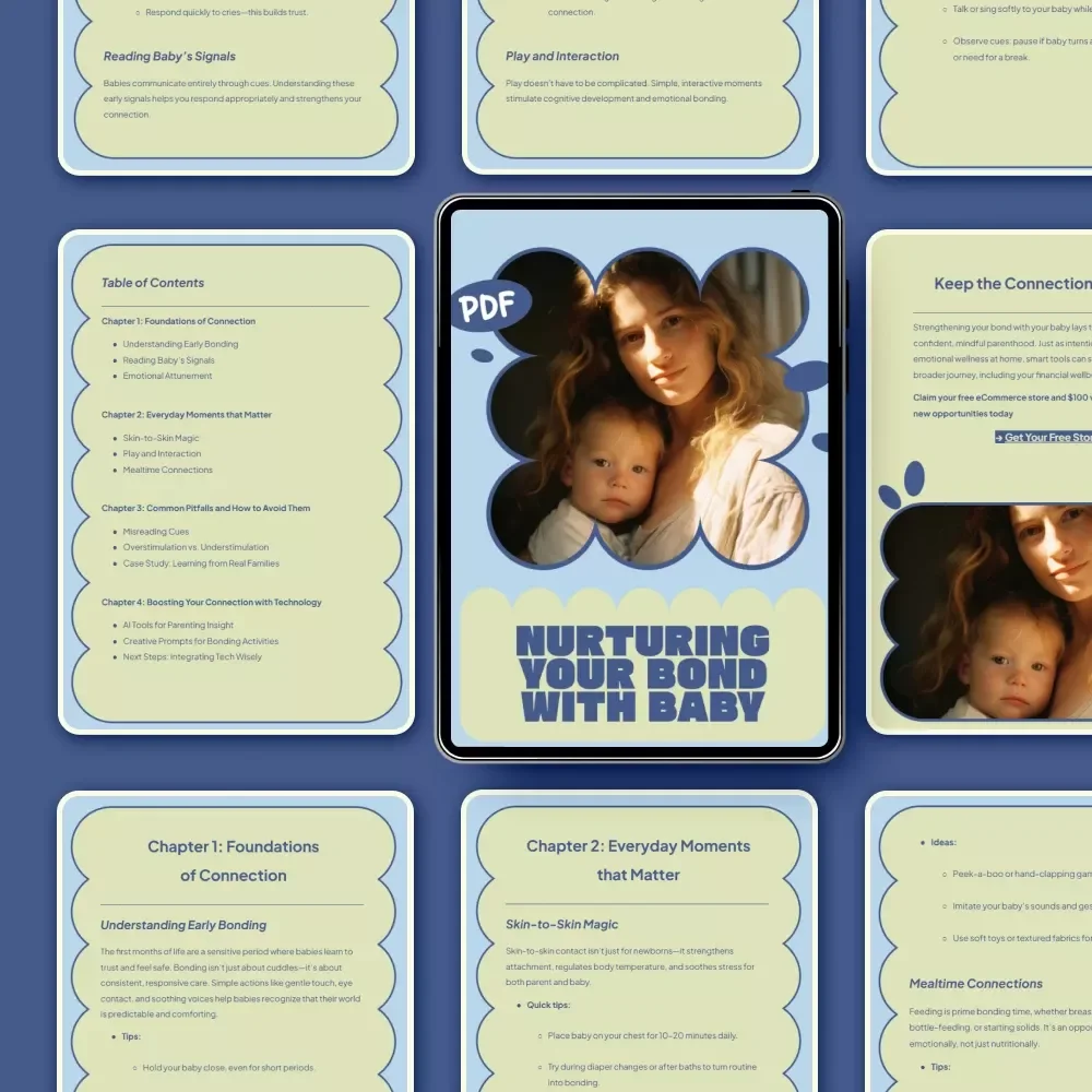 Nurturing Your Bond with Baby – Gentle Parenting Guide | How to Strengthen Parent Baby Connection | Digital Download