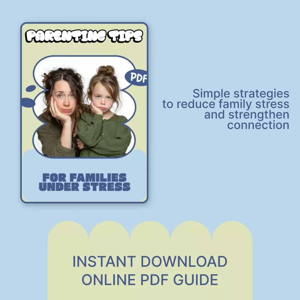 Parenting Tips for Families Under Stress – Practical Ebook Guide for Calm Communication, Routines & Emotional Resilience