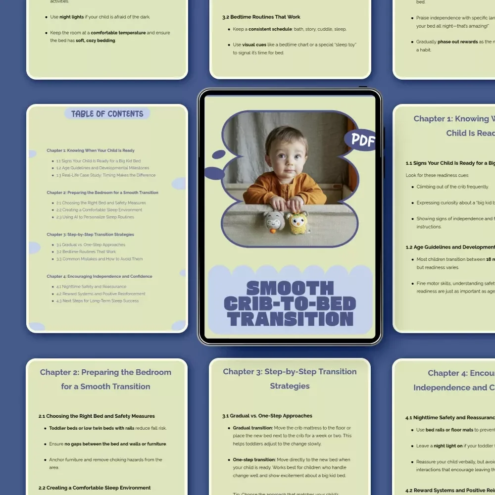 Smooth Crib-to-Bed Transition | Parent-Approved Guide with transition from crib to bed tips for Toddlers & Preschoolers