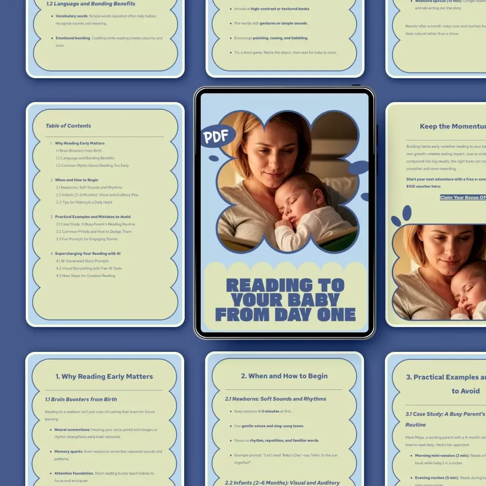 Reading to Your Baby from Day One – Gentle Newborn Reading Guide for Parents Wondering When to Start Reading to Baby