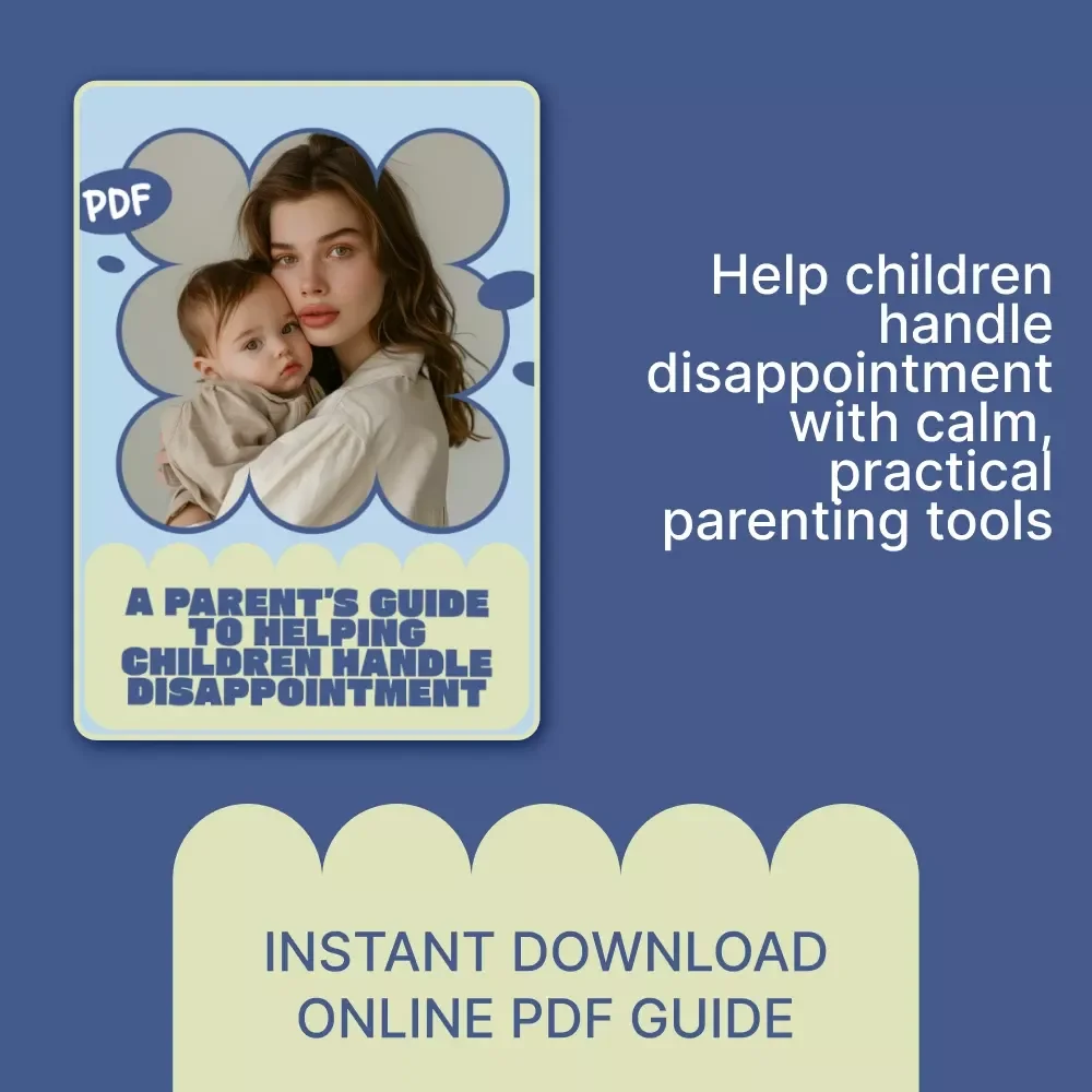 A Parent’s Guide to Helping Children Handle Disappointment | Practical Ebook for How to Help Child Deal with Disappointment, Emotional Resilience & Coping Skills for Kids