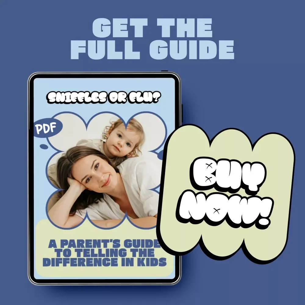 Sniffles or Flu? A Parent’s Guide to Telling the Difference in Kids | Practical Ebook on Children Common Cold vs Flu Signs