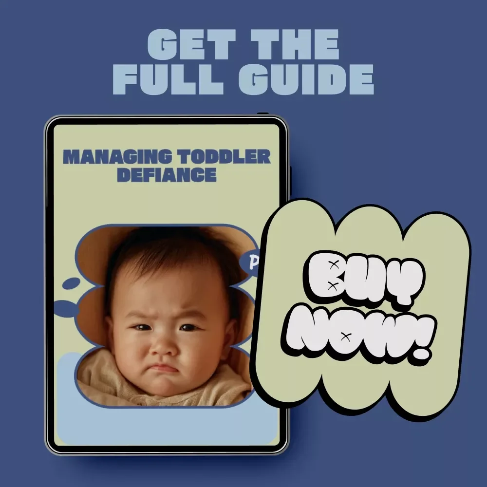 Managing Toddler Defiance | Positive Discipline Parenting Guide, Toddler Behavior Strategies, Calm Boundaries & Emotional Support eBook (Digital Download)