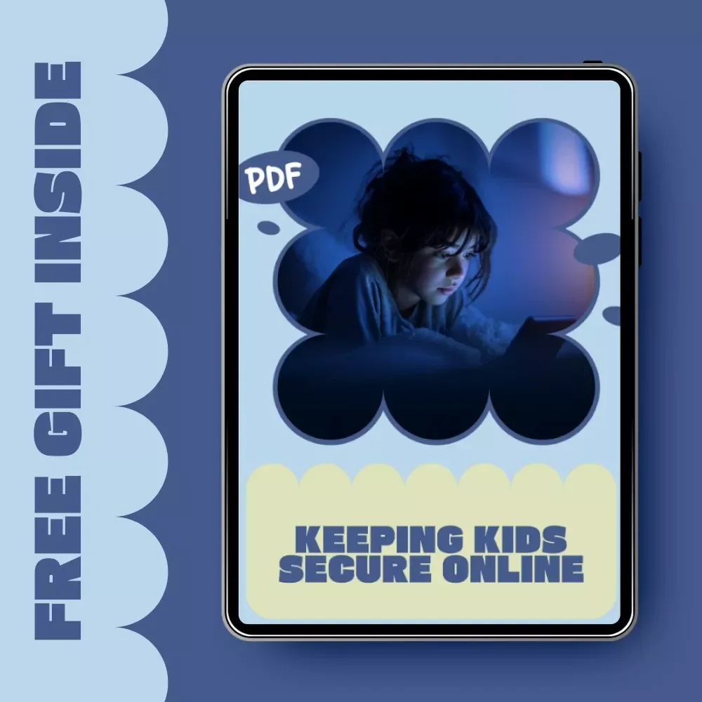 Keeping Kids Secure Online – Practical eBook Guide for Parents | Kids Online Safety Rules, Screen Time, Privacy & Cyber Safety
