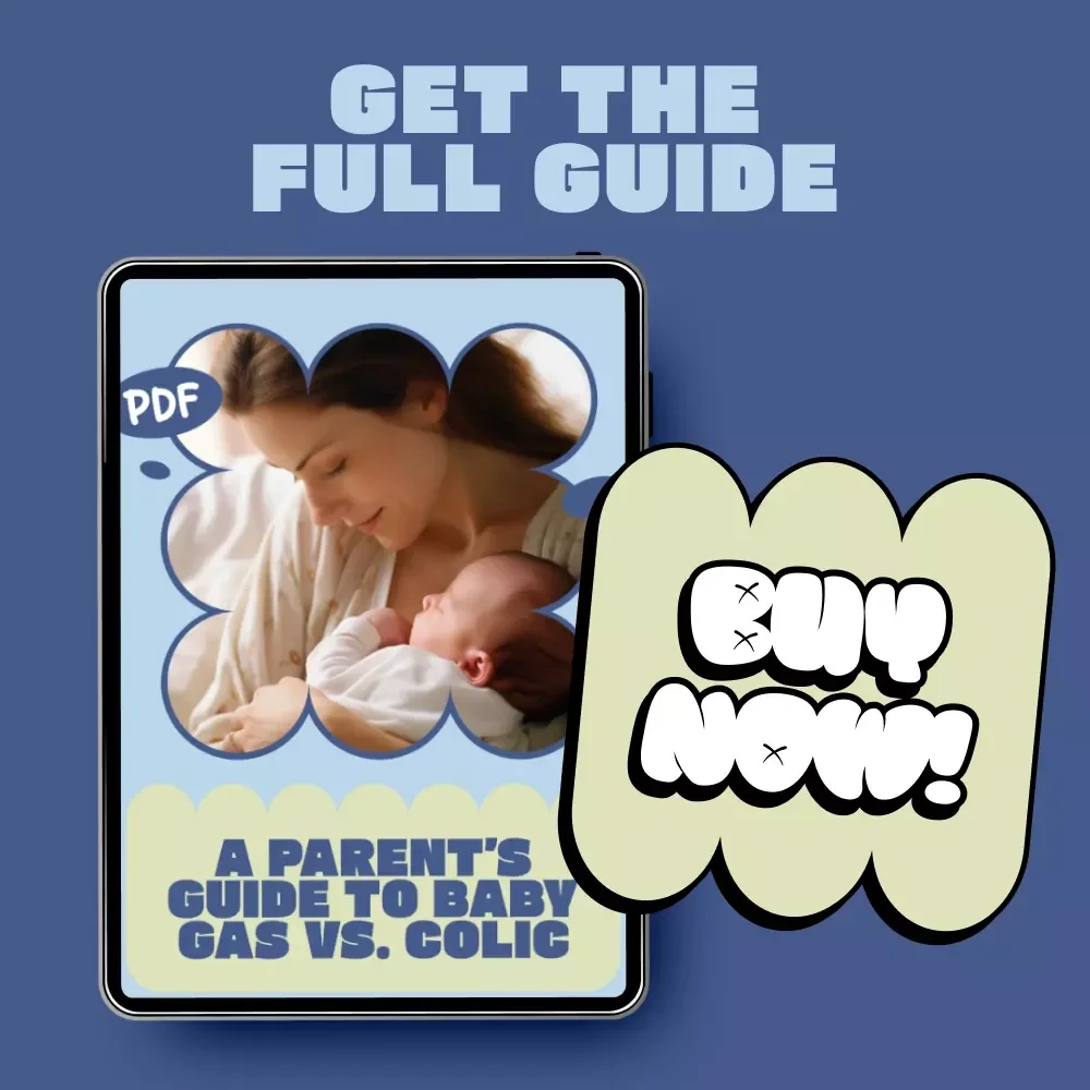 A Parent’s Guide to Baby Gas vs. Colic | Newborn Crying Solutions, Baby Gas vs Colic Symptoms Explained | Digital Parenting Guide