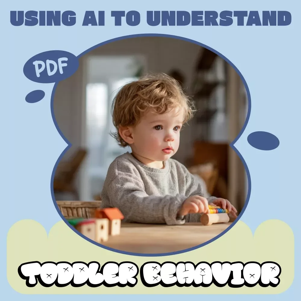 Using AI to Understand Toddler Behavior | Practical Parenting eBook for AI for toddler behavior tracking, Routines, Sleep & Emotional Development