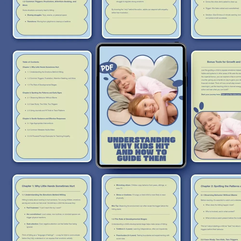 Understanding Why Kids Hit and How to Guide Them – A Gentle Parenting Guide Exploring kids hitting others reasons