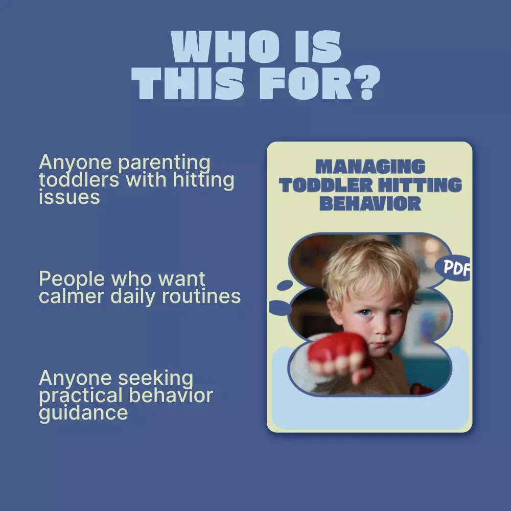 Managing Toddler Hitting Behavior – Practical Parenting eBook Guide for Understanding and Redirecting Toddlers Hitting Behavior