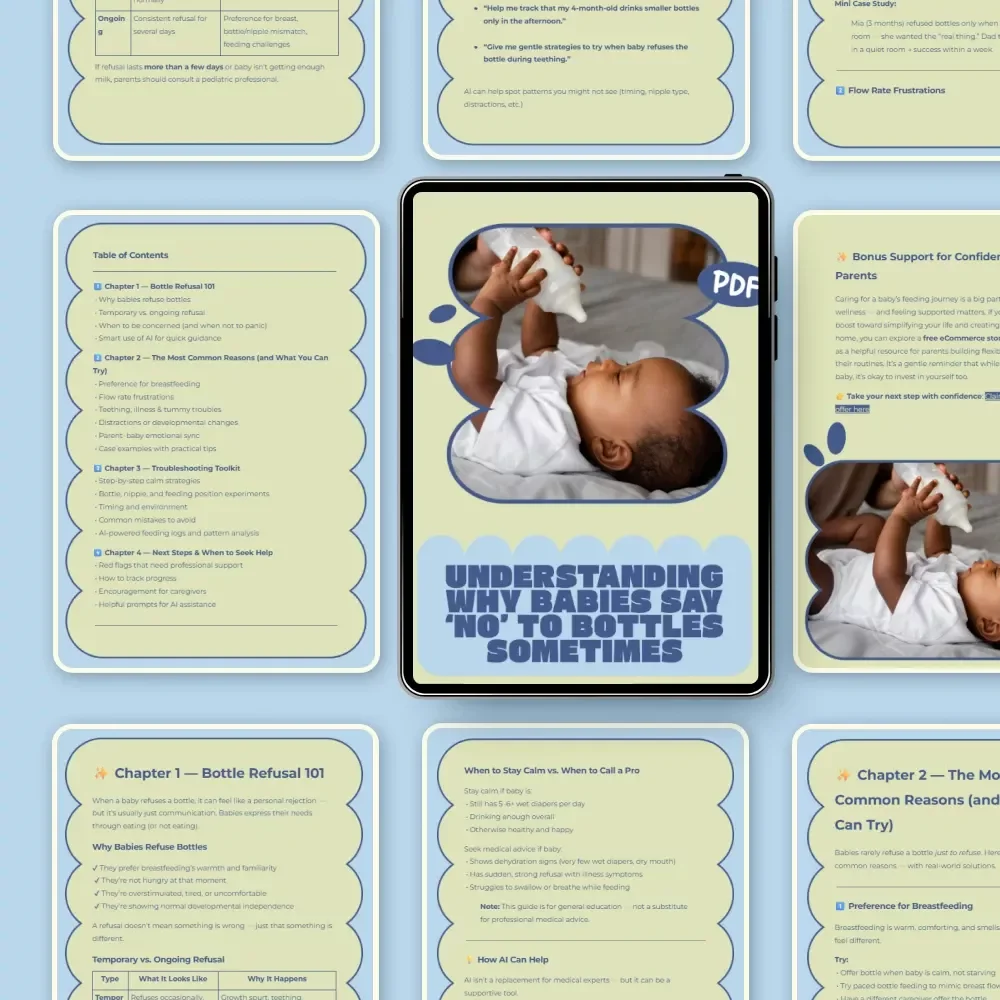 Understanding Why Babies Say ‘No’ to Bottles Sometimes – A Practical Feeding Guide for Parents Exploring why baby refuses bottle sometimes