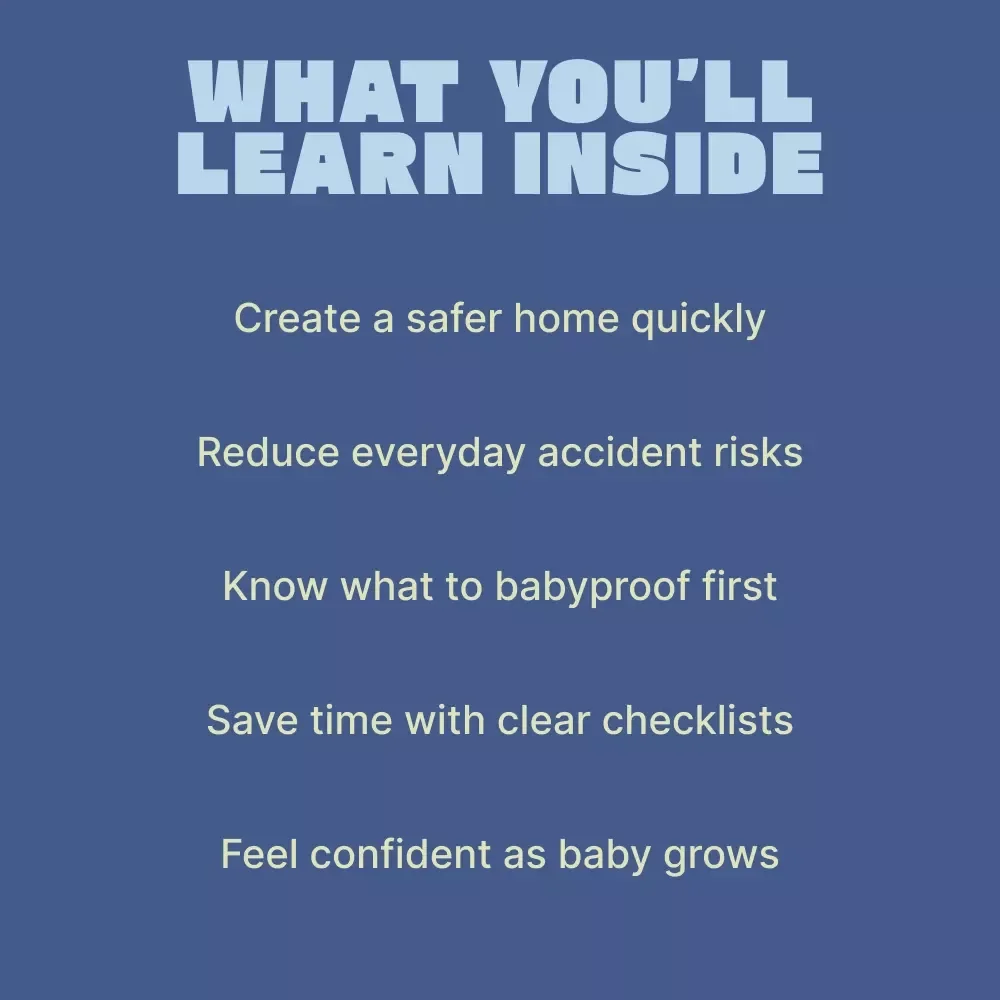Room-by-Room Babyproofing Guide – Complete Babyproofing Home Room by Room eBook for New Parents, Caregivers & Child Safety Planning