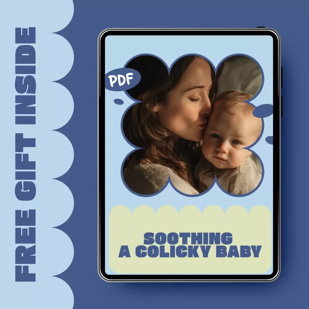 Soothing a Colicky Baby – Gentle Colic Relief Guide for New Parents, Infant Crying Solutions, Calm Baby Techniques, Digital Download eBook