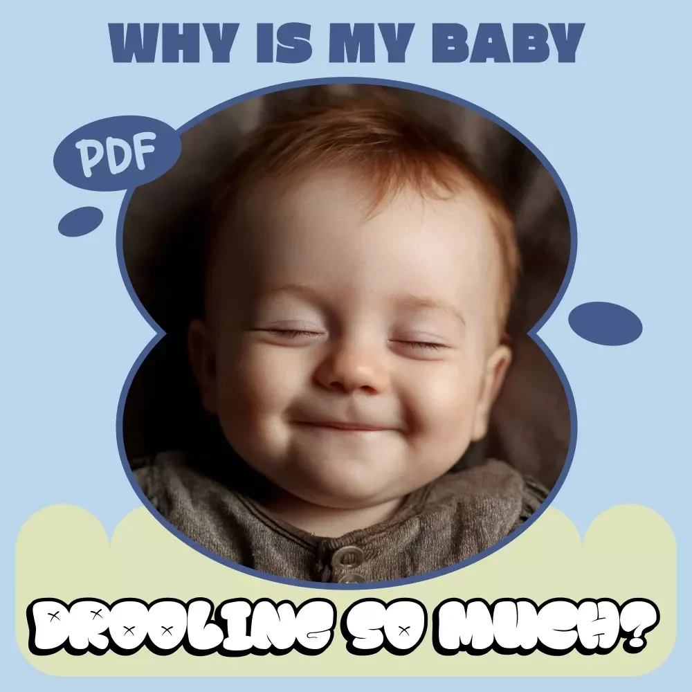 Why Is My Baby Drooling So Much? — Parent Checklist | Baby Drooling Guide | why baby drools so much Digital Download
