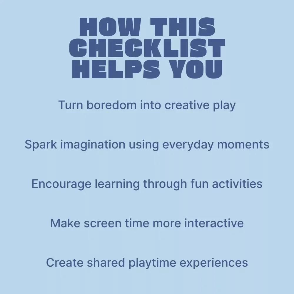 AI Virtual Playtime Power Checklist – Fun & Easy AI virtual playtime ideas for Kids, Families, Homeschool & Screen-Smart Creative Play