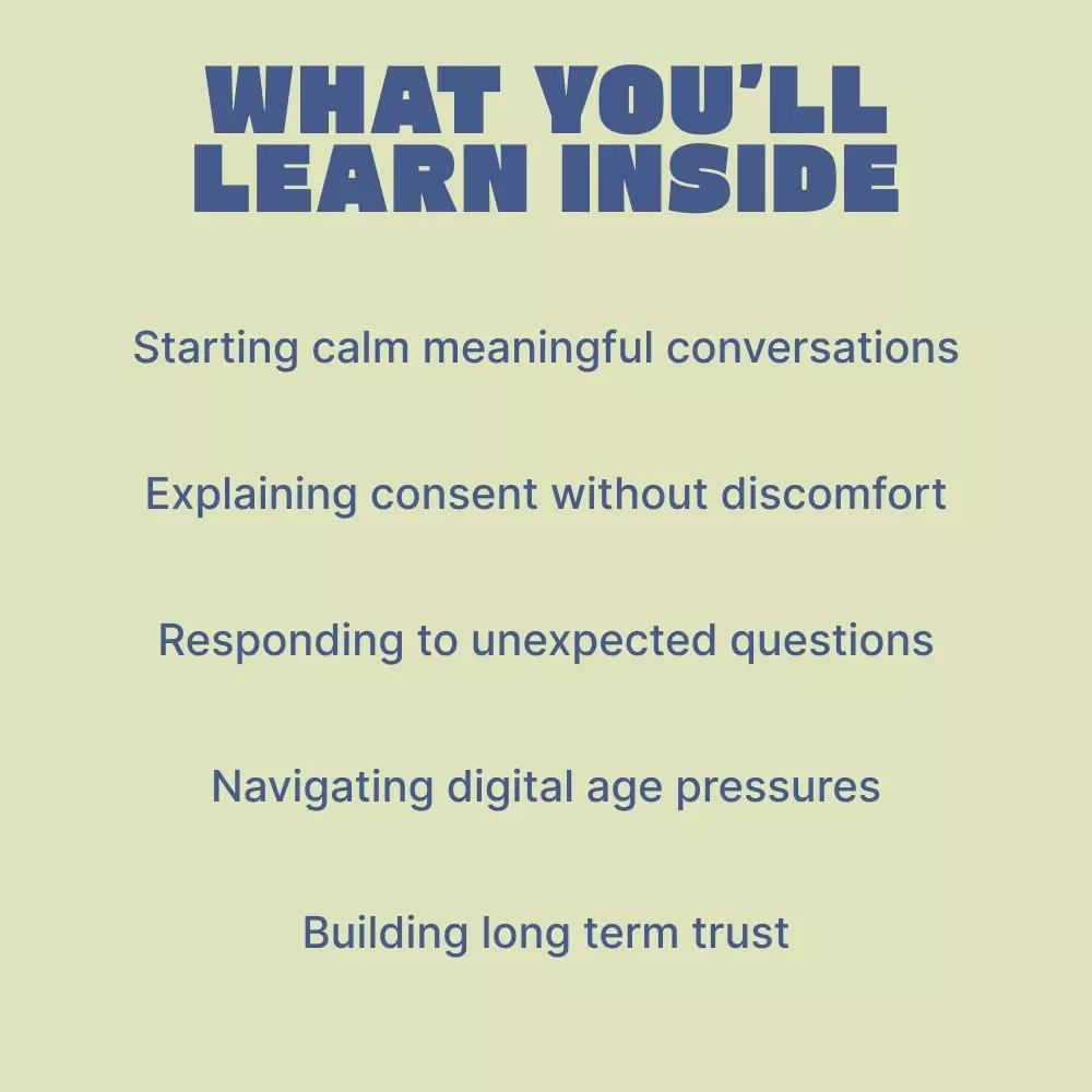 Navigating Conversations About Sex with Teens – Practical Parenting eBook Guide on how to talk to teens about sex, Consent, Boundaries & Digital Age Challenges