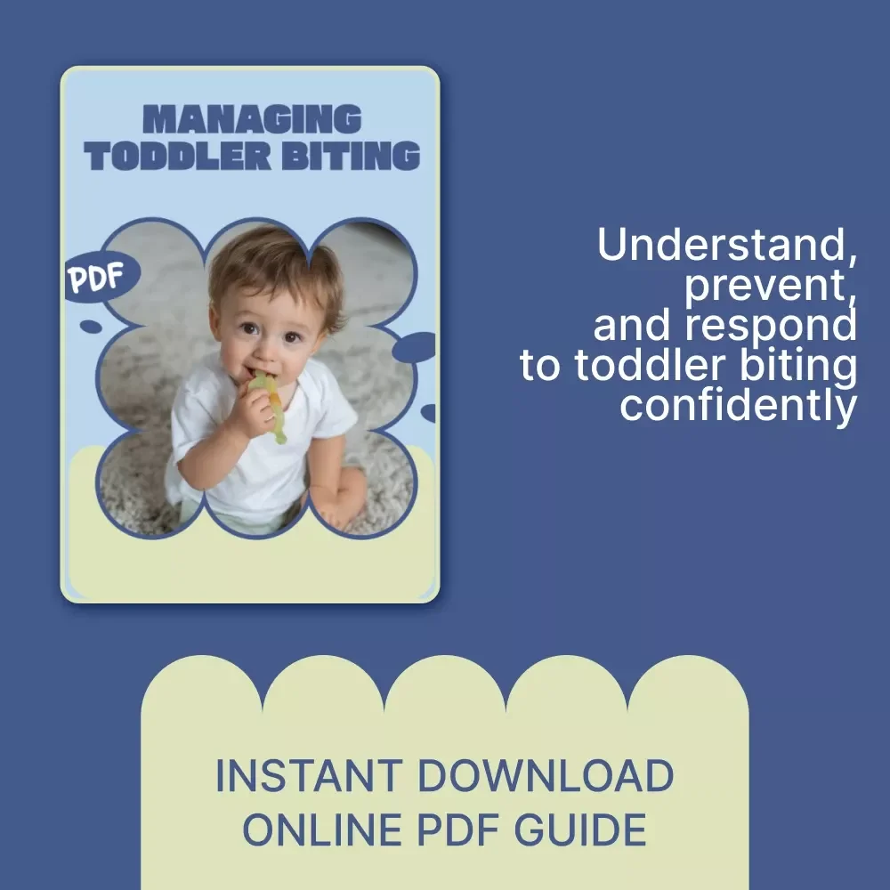 Managing Toddler Biting – A Practical Parenting eBook | Digital Download Guide for Calm, Confident Responses