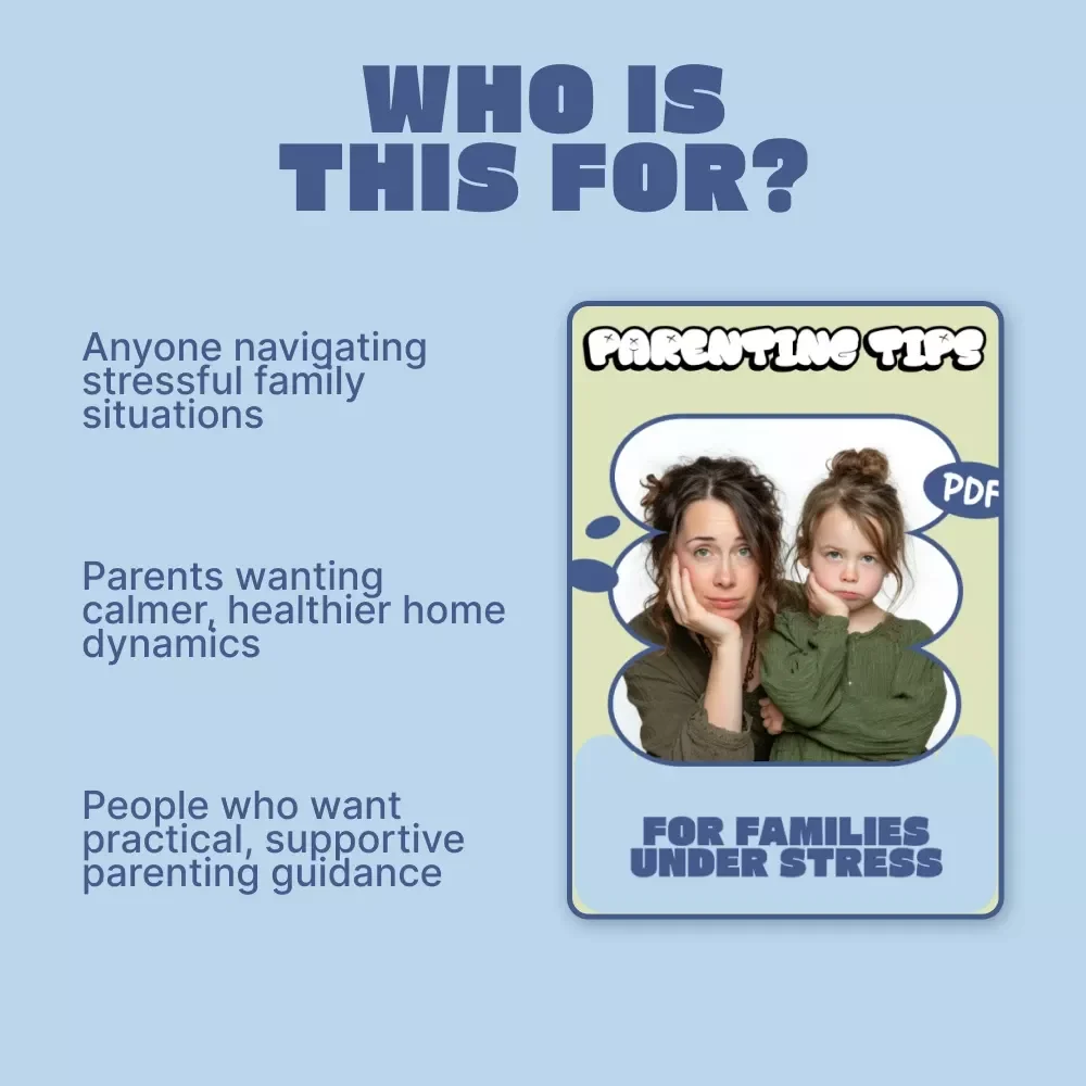 Parenting Tips for Families Under Stress – Practical Ebook Guide for Calm Communication, Routines & Emotional Resilience
