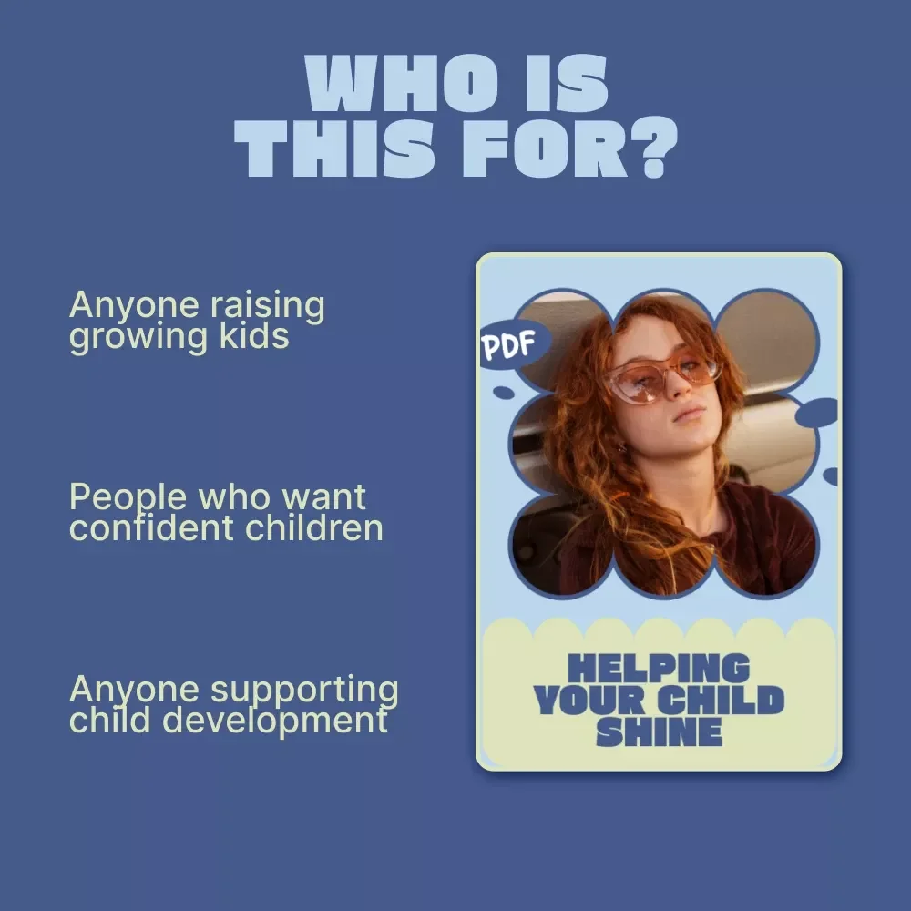 Helping Your Child Shine – A Practical Guide on how to help your child build confidence | Parenting Download, Confidence-Building Guide for Kids
