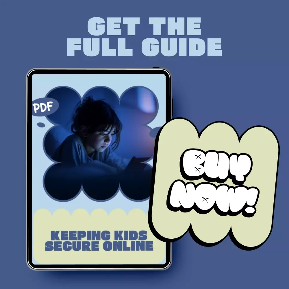 Keeping Kids Secure Online – Practical eBook Guide for Parents | Kids Online Safety Rules, Screen Time, Privacy & Cyber Safety